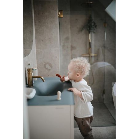 2 Brosses à dents à doigt | Bleu et Gris - Mushie