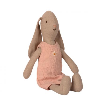 Lapin robe rose Taille 1 assise par Maileg Lapin robe rose Taille 1 assise par Maileg