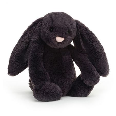 Lapin Bashful 31 cm Noir par Jellycat Lapin Bashful 31 cm Noir par Jellycat
