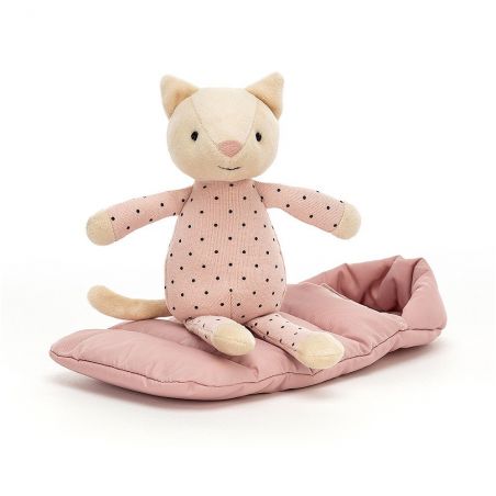 Doudou sac de couchage Chat par Jellycat Doudou sac de couchage Chat par Jellycat