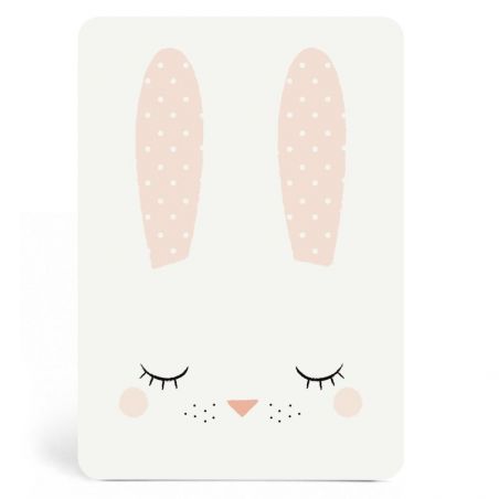 Grande Carte Lapin Girl par Zü Grande Carte Lapin Girl par Zü