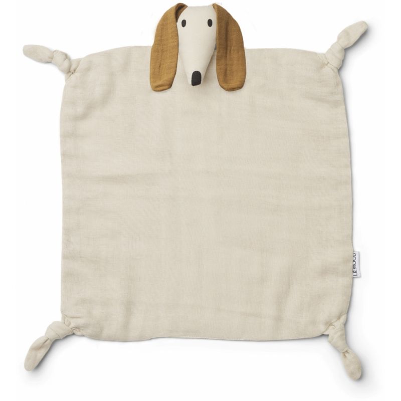 Doudou Lange en coton bio Chien par Liewood