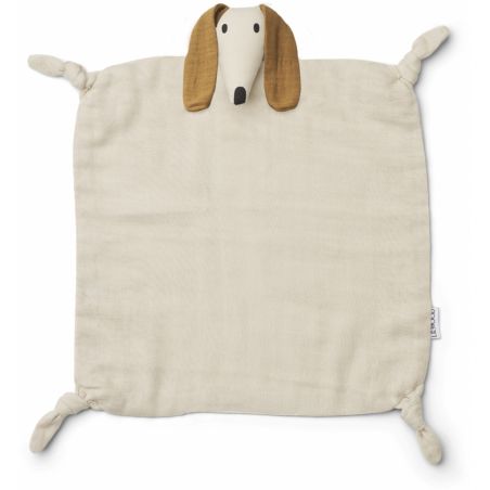 Doudou Lange en coton bio Chien par Liewood