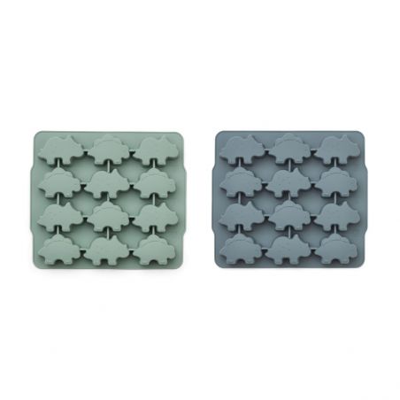 Moule à glaçons Dino | Peppermint et Bleu foncé - Liewood Moule à glaçons Dino | Peppermint et Bleu foncé - Liewood