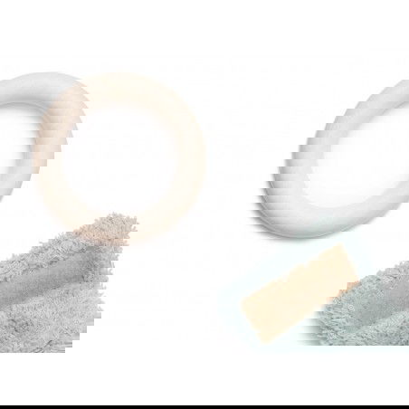 Anneau de dentition éponge Vert d'eau détachable et lavable par Nobodinoz Anneau de dentition éponge Vert d'eau détachable et lavable par Nobodinoz