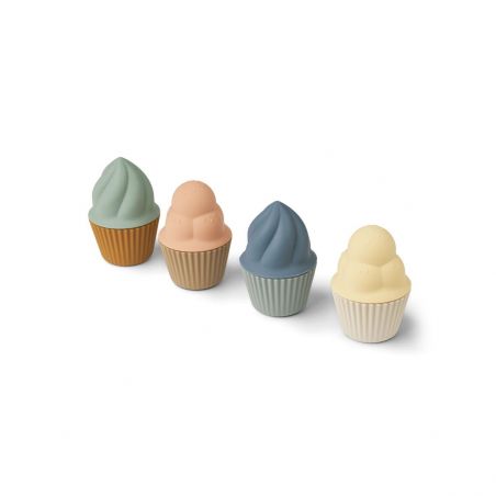 4 cupcakes en silicone | Multimix - Liewood 4 cupcakes en silicone | Multimix - Liewood