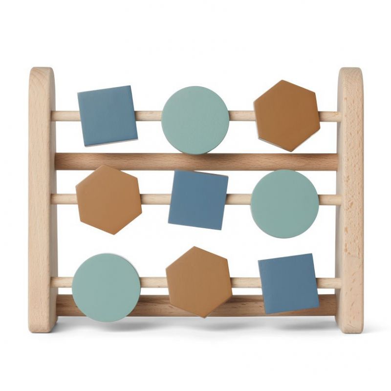 Abacus en bois | Bleu