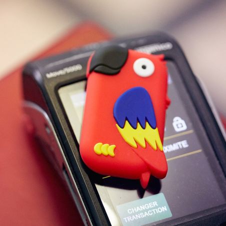 Porte-monnaie sans contact Walkie | Perroquet - Money Walkie