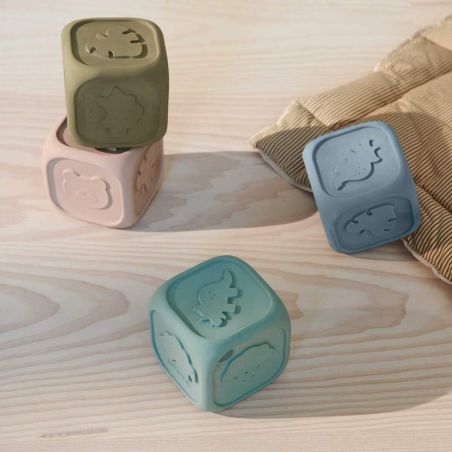 Cube en caoutchouc | Stormy blue - Liewood Cube en caoutchouc | Stormy blue - Liewood