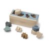 Boite à formes en bois | Espace Bleu clair