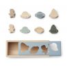 Boite à formes en bois | Espace Bleu clair