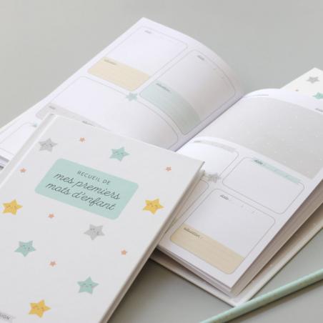 Pages du carnet mes premiers mots d'enfants par Zü Pages du carnet mes premiers mots d'enfants par Zü