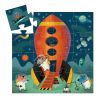 Puzzle silhouette | Navette spatiale - Djeco