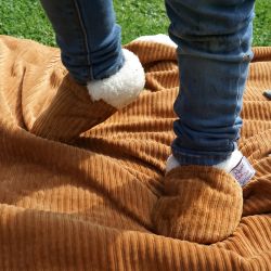 Chaussons velours | Camel