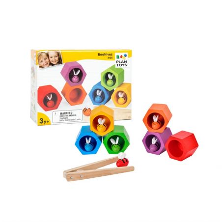 Jeu nids d'abeilles pastel - Plan toys Jeu nids d'abeilles pastel - Plan toys