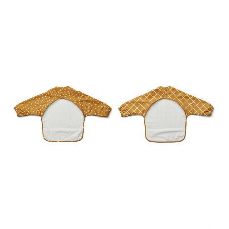 Bavoirs intégraux Graphic Caramel Liewood vu de dos