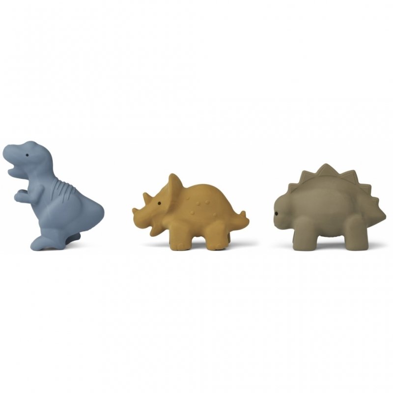 3 jouets pour le bain | Dinosaures Multi mix - Liewood
