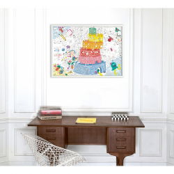Plateau de jeux Géant à colorier