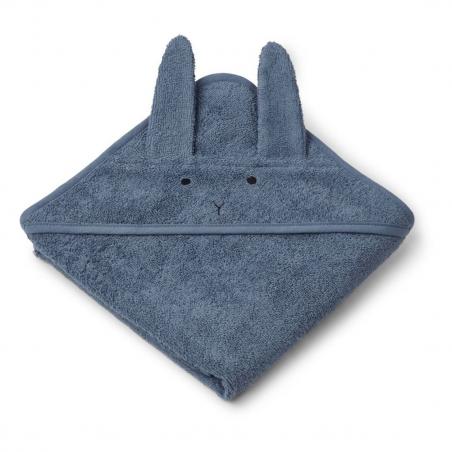 Grande cape de bain en coton bio | Lapin bleu par Liewood Grande cape de bain en coton bio | Lapin bleu par Liewood