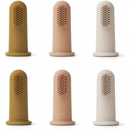 6 Brosses à dents à doigt | Sandy - Liewood