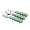 Couverts enfant en silicone | Vert