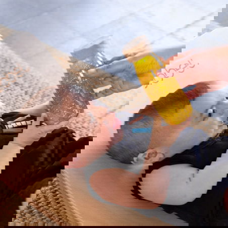 Bouteille sensorielle Float | Jaune - Petit Boum