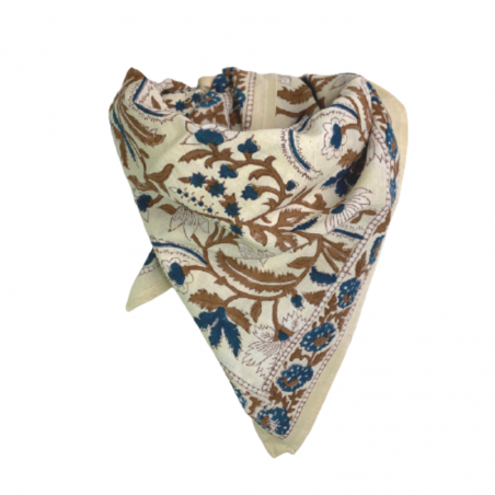 Foulard Dheli mom | Beige Bleu - So Family