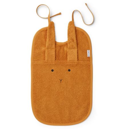 Bavoir éponge lapin moutarde par Liewood Bavoir éponge lapin moutarde par Liewood