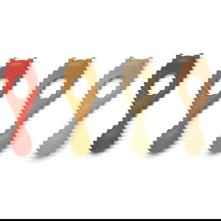 4 cuillères en silicone | Multi mix - Liewood 4 cuillères en silicone | Multi mix - Liewood