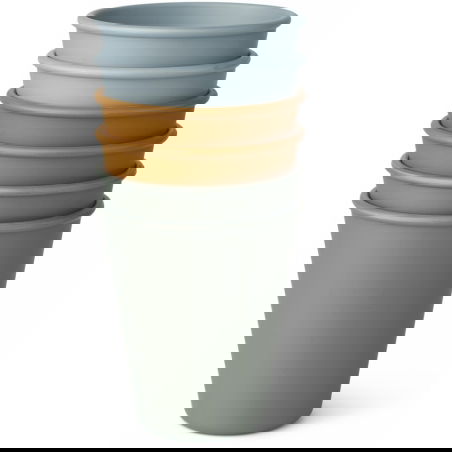 6 verres en PLA | Bleu mix - Liewood 6 verres en PLA | Bleu mix - Liewood