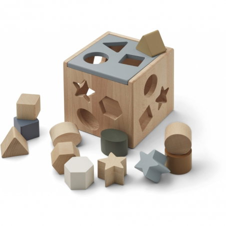 Cube d'activités Mark | Bleu mix