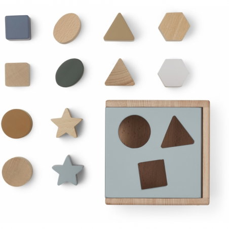 Cube d'activités Mark | Bleu mix