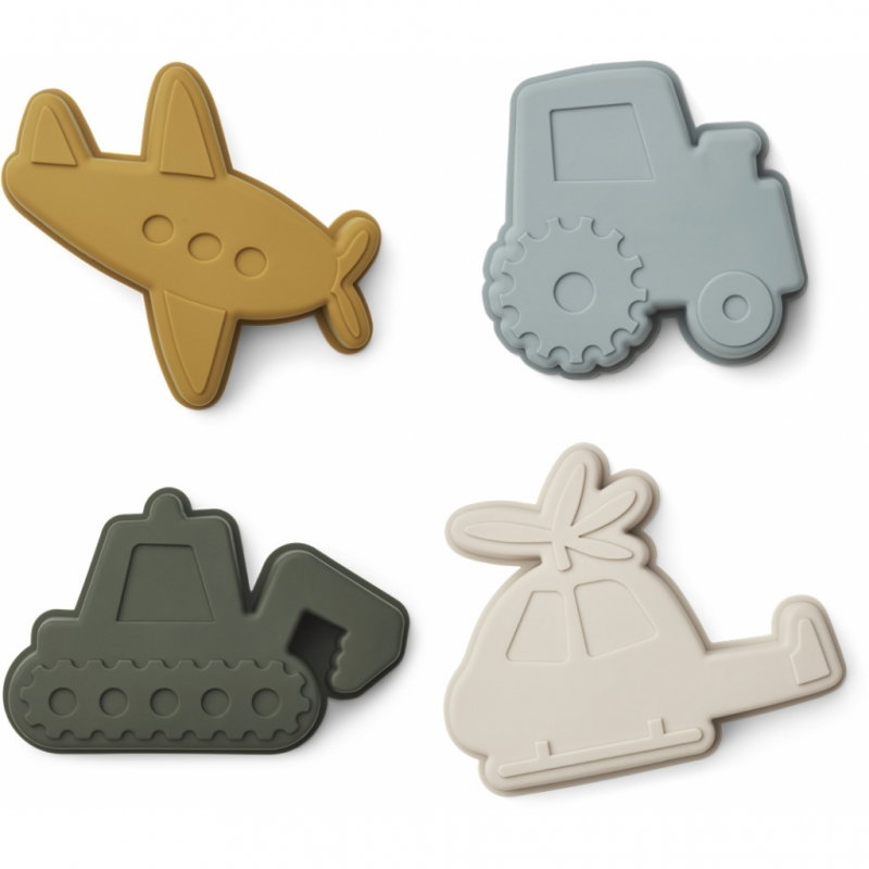 Lot de 4 jouets de plage | Véhicules