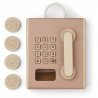 Téléphone mural en bois | Rose tuscany