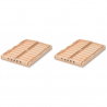 Lot de 2 caisses pliables Taille M | Tuscany rose
