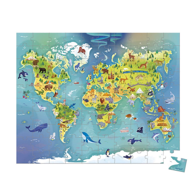Puzzle du monde | 100 pièces