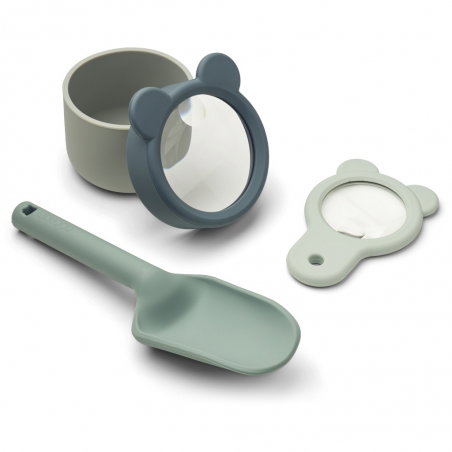 Set d'exploration Bessie | Bleu baleine