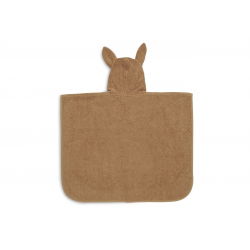 Poncho de bain avec oreilles | Caramel