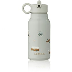 Gourde inox 250 ml | Véhicules bleus