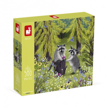 Puzzle ratons laveurs | 500 pièces - Janod