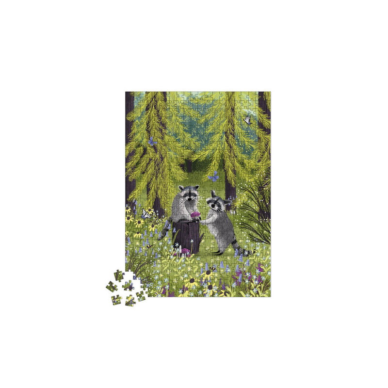 Puzzle ratons laveurs | 500 pièces