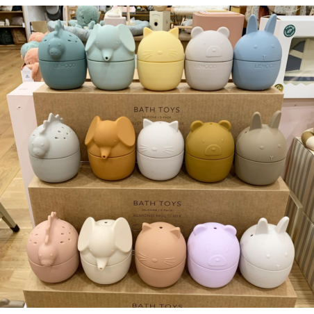 5 jouets pour le bain | Dusty mint - Liewood 5 jouets pour le bain | Dusty mint - Liewood