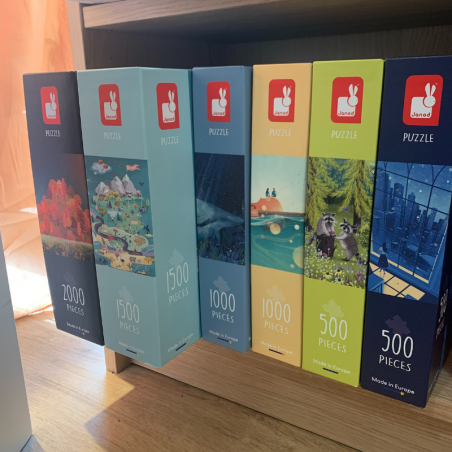 Puzzle la nuit bleue | 500 pièces - Janod Puzzle la nuit bleue | 500 pièces - Janod