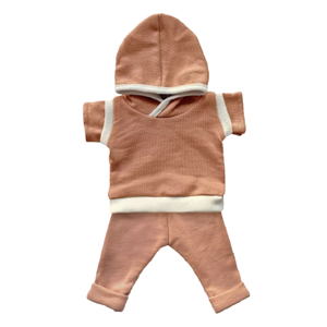Vêtements Pour Poupée 17 Cm - Ensemble Sweat à Capuche + Sac à Dos, Cadeau Pour Enfants, Collection
