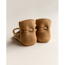 Chaussons en laine | Ocre