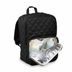 Sac à langer à dos | Noir