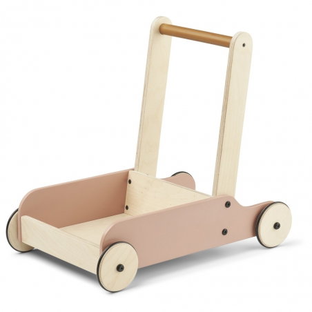 Chariot à pousser Bonnie | Rose - Liewood