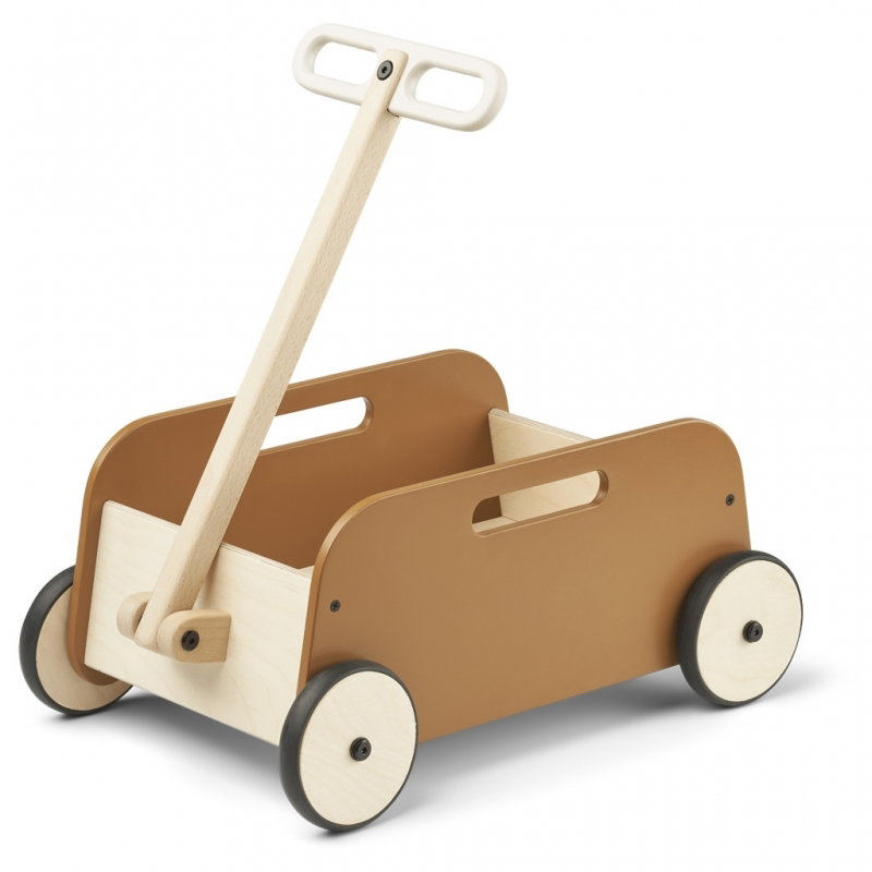 Wagon en bois Tyra | Caramel