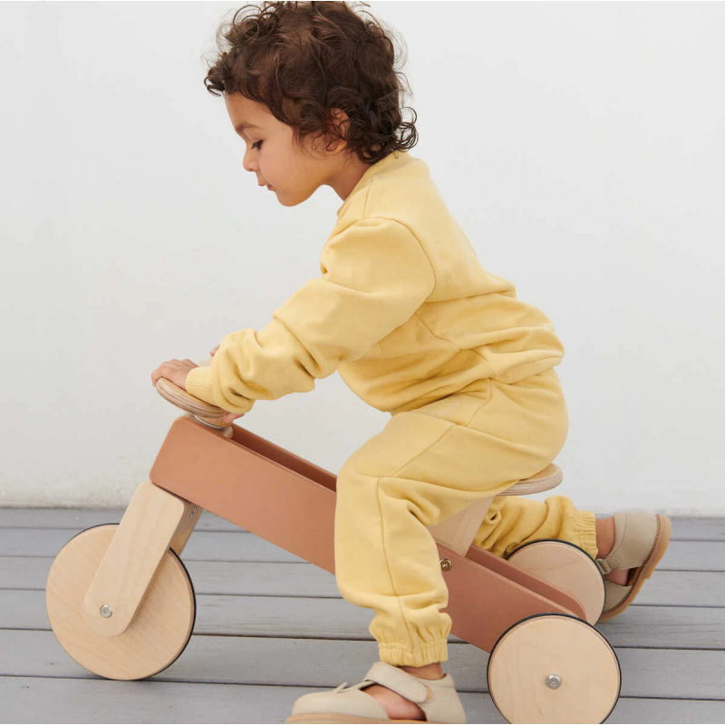 Vélo en bois à trois roues | Naturel