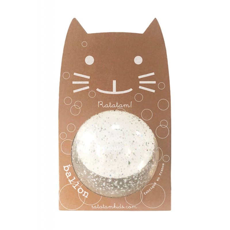 Ballon bulle | Chat argent
